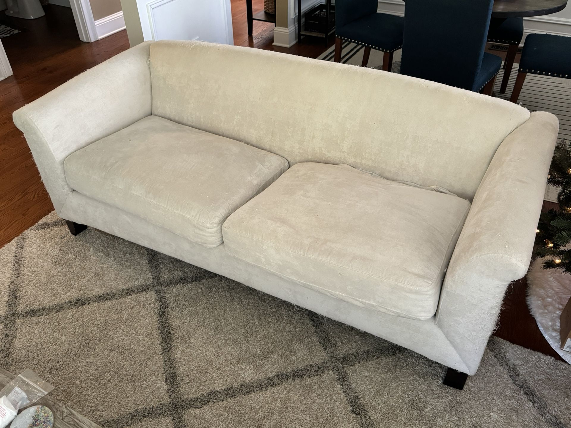 Off White Couch/ Sofa 80” Wide