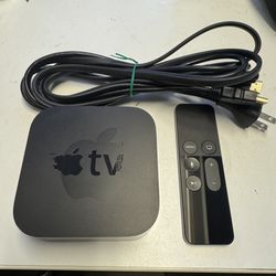 Apple TV 4th generation A1625 32GB with Remote Control and HDMI Cable Good Condition 