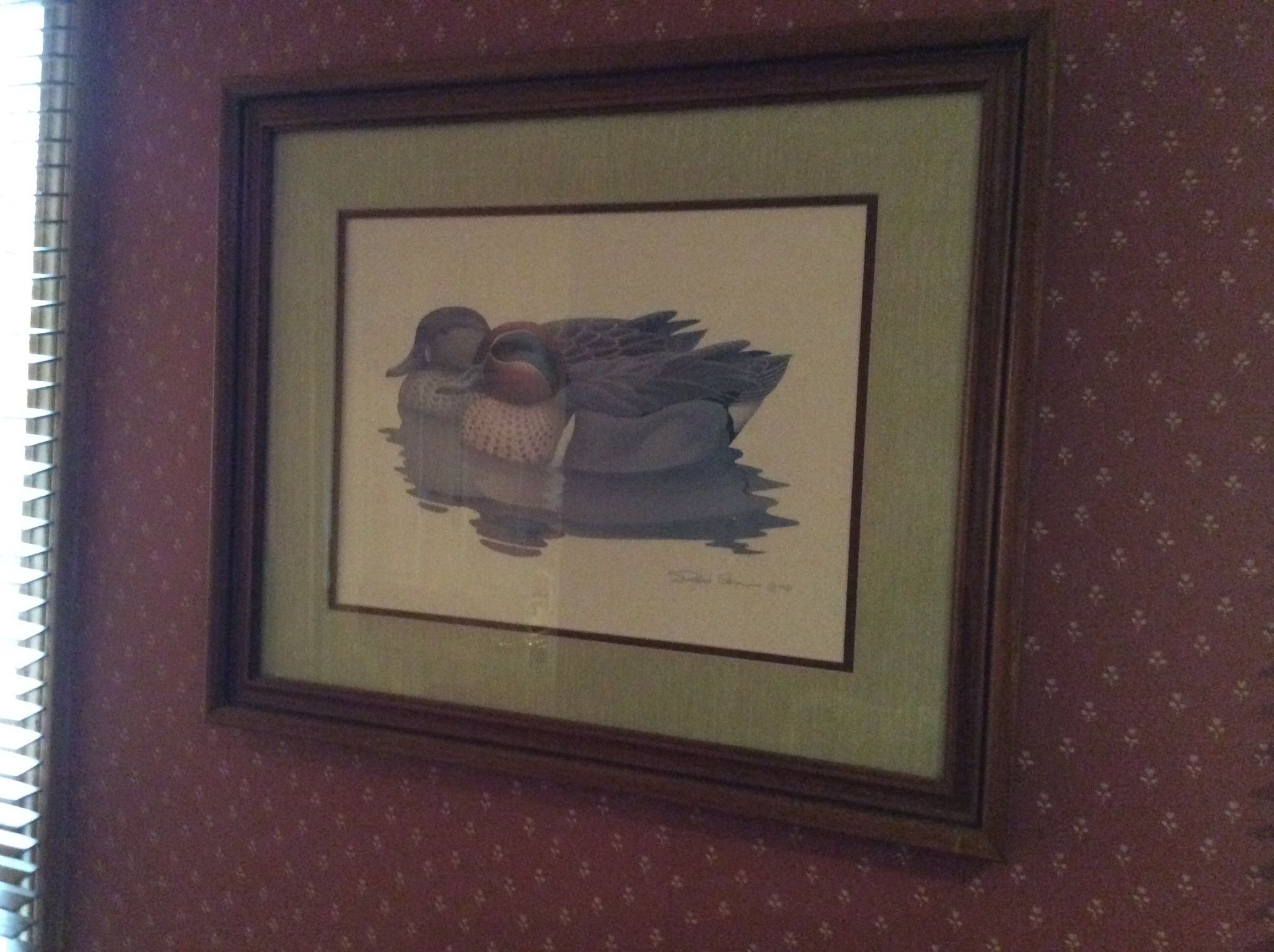 Two Ducks Framed Art 