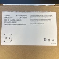 Eero 6 + Router