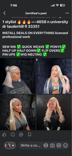 HUMAN HAIR WITH INSTALL