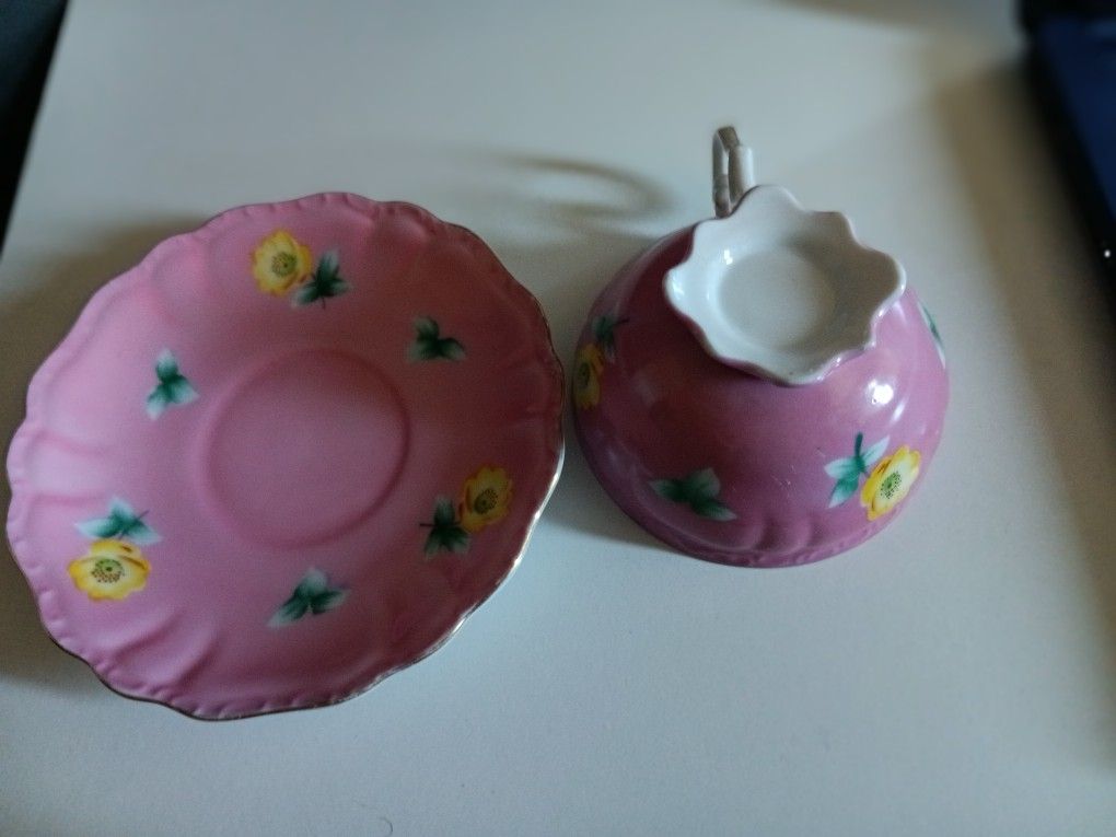 Vintage Teacup And Saucer