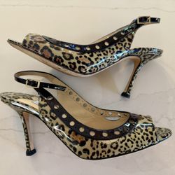 Jimmy Choo Erin Leopard print pumps