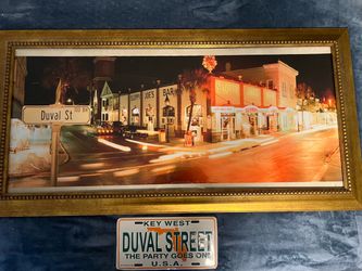 Key West sloppy joes framed print