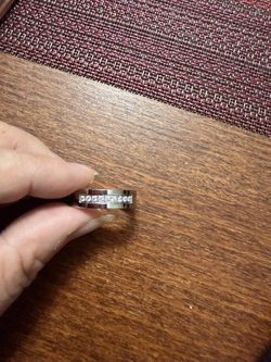 Men’s Fashion Stainless Steel Wedding Band Size 10