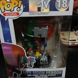 Brand New Mtv Moon Person #18 Funko Pop 