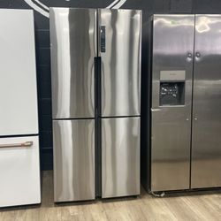 Haier 4 Door Stainless Steel Refrigerator