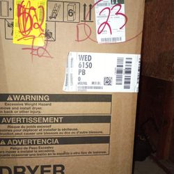 Black Whirlpool Washer And Dryer Set In Box