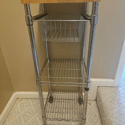 3-Tier Metal Storage Cart