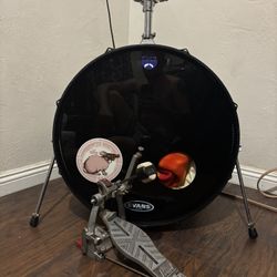 Tama Red Acoustic Drum Set 