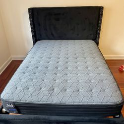 Full Bed Frame And Mattress 