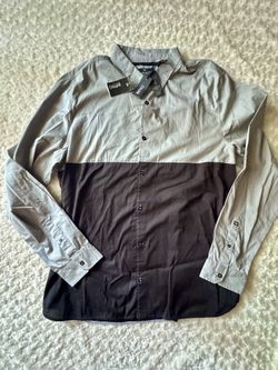 Buffalo XXXL brand new with tags Men's Two-Tone Button-Up Shirt 