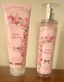 Pink Chiffon Bath and Body Works