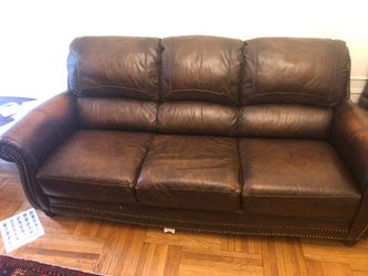 Leather couch