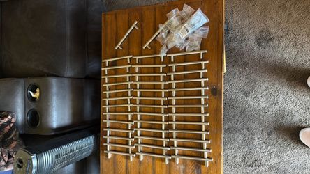 (Lowe’s)Cabinet handles(brushed, nickel)