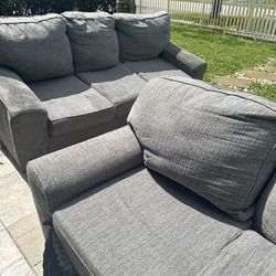 Sofa and love seat