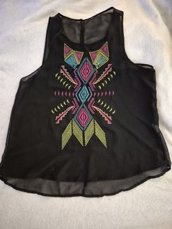 Womens Sheer Tank Top