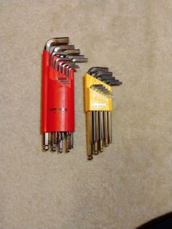 Bondhus Ball Hex Driver Sets - Standard & Metric 