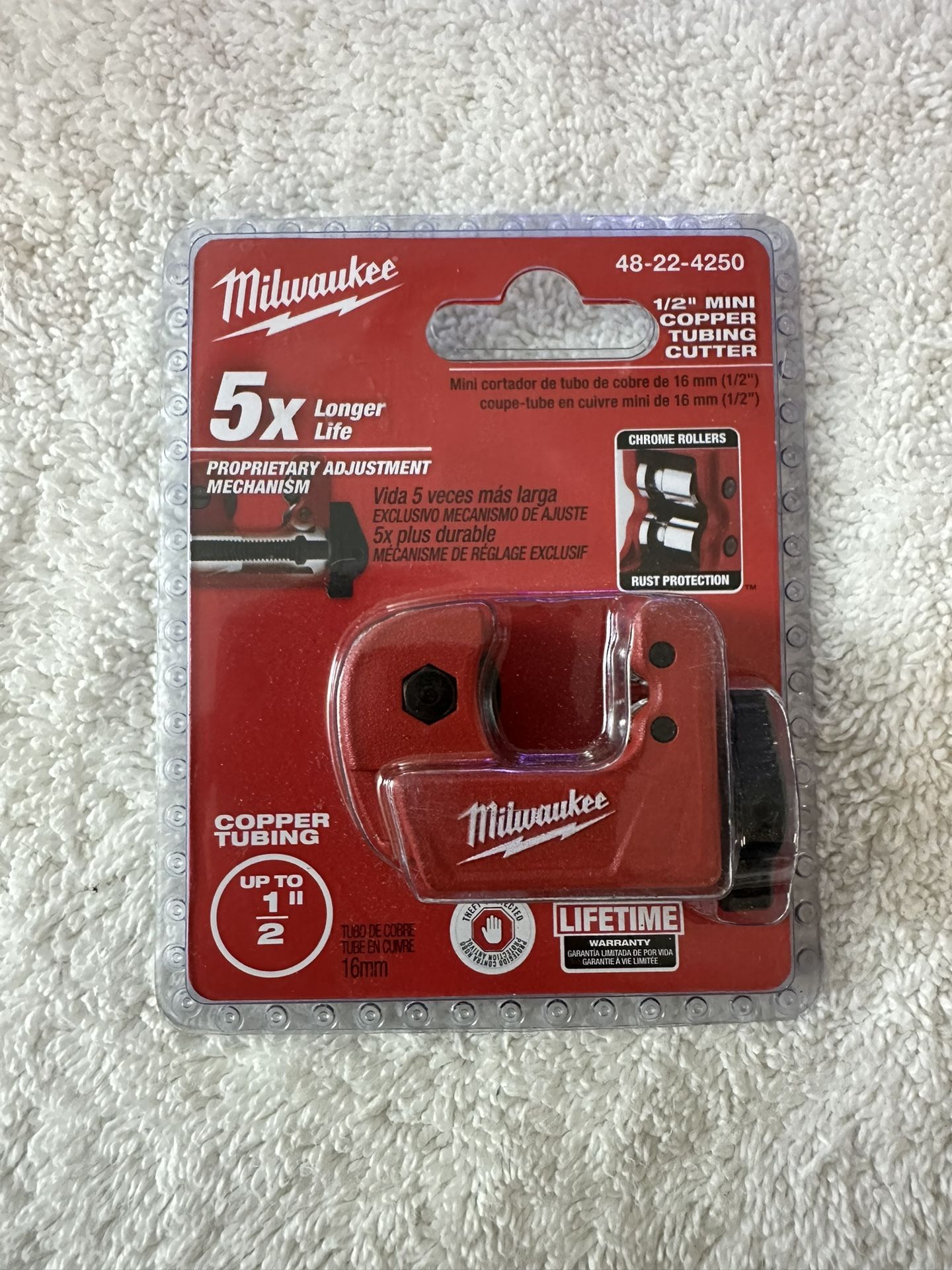 Milwaukee 1/2” Mini Copper Tubing Cutter