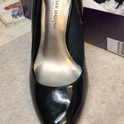 Christian Seriano Black Patent Pump