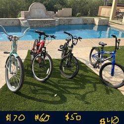 4 Bikes from $40