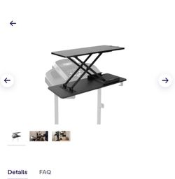 VIVO 3” Laptop Tray Treadmill Desktop Riser