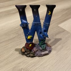 Shelf decor letter W