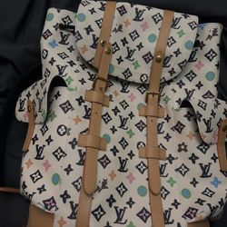 Louis Vuitton Christopher MM Monogram Craggy Backpack Vanilla M25240 