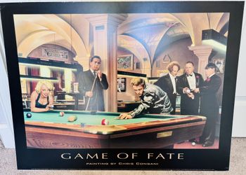 Game of Fate by Chris Consani 24x32 Lithograph Poster Marilyn Monroe Three Stooges James Dean