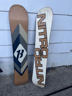 Vintage snowboards