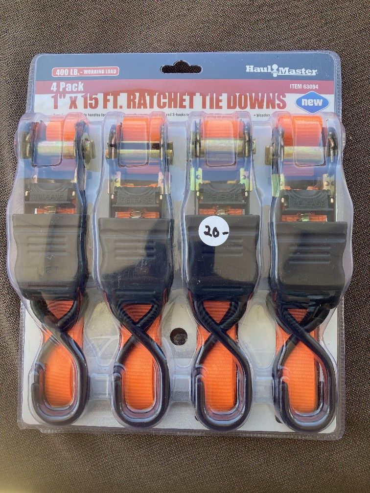 Haul Master Tie Down Set New