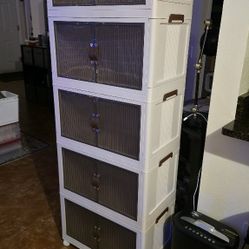 VECELO  20 Gallon Stackable Storage