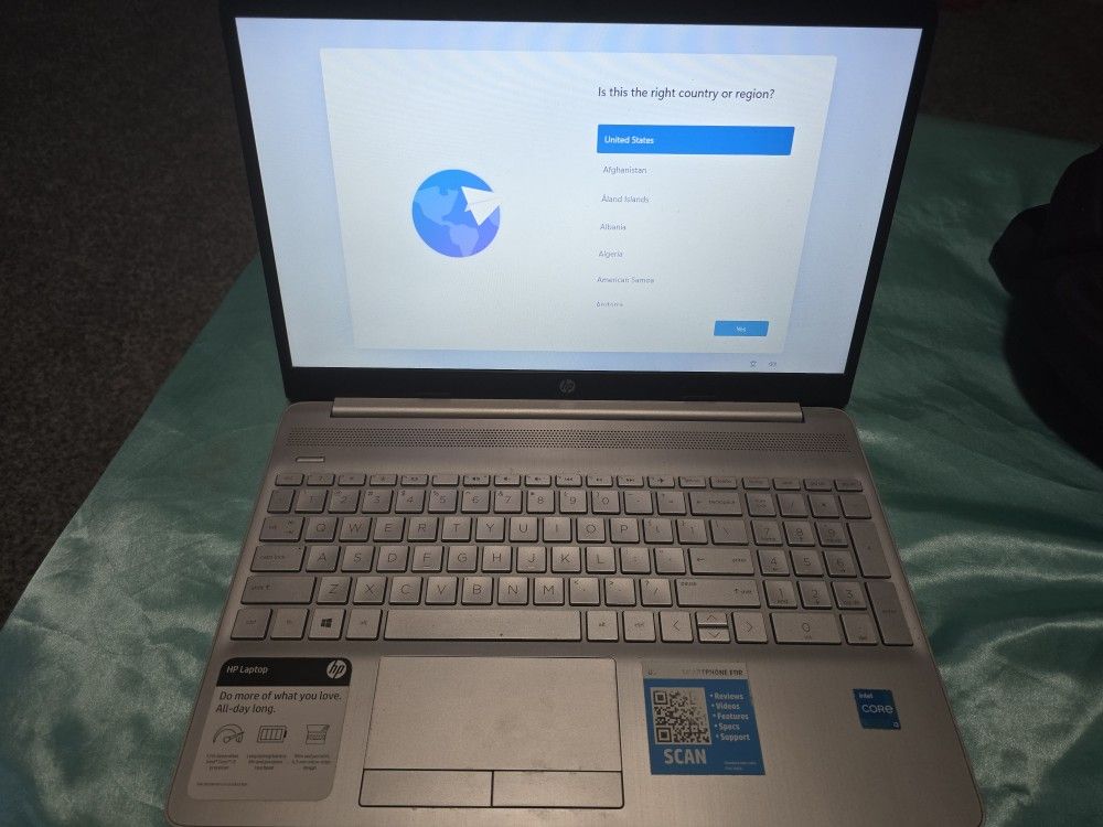 HP Touch Screen Laptop