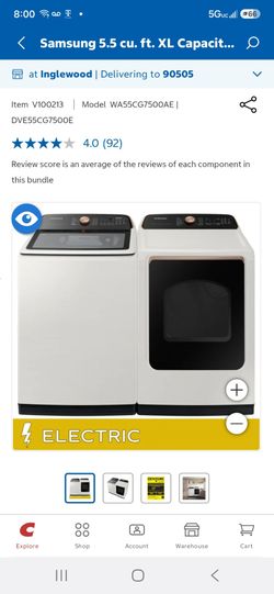 Samsung Washer And Dryer Set