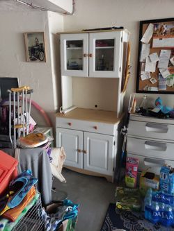 Tall White Hutch Or Desk Or?