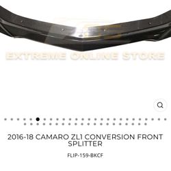 Carbon Fiber ZL1 Splitter Camaro Ss