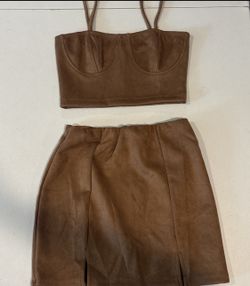 Brown 2 Piece Set 