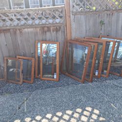 7 Doublepane Windows Wood