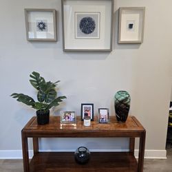Lovely Solid Wood Console Entryway Table