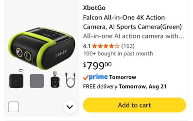 XbotGo All-in-One 4K AI Sports Camera