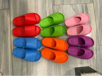 🌈 NEW Cloud Comfort Slides – Bright Colors – Women’s Sizes 5-8 🌈