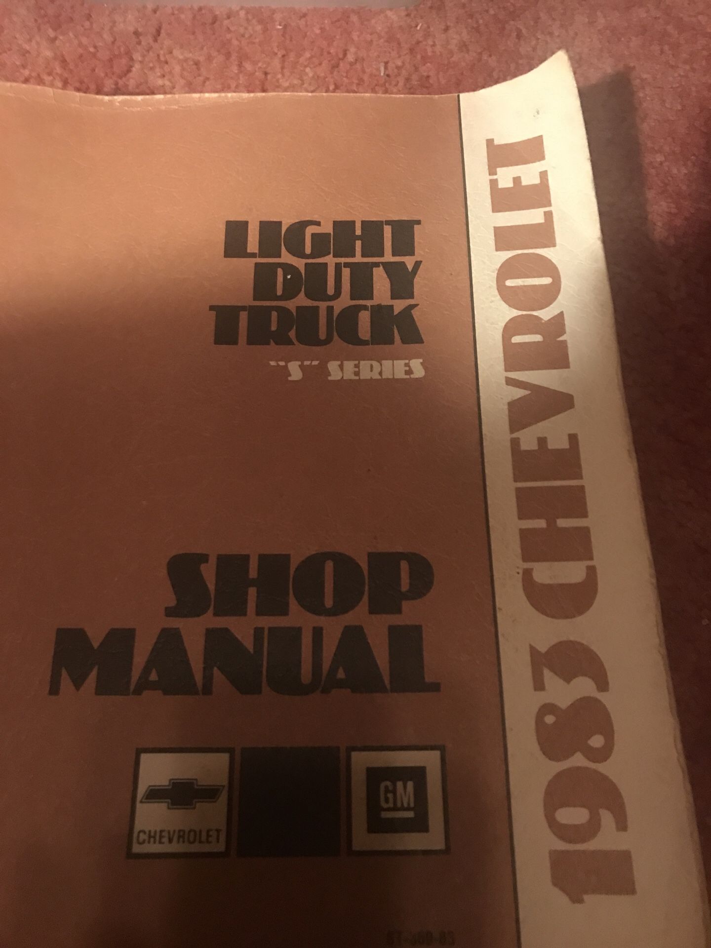 1983 Chevrolet light duty truck shop manual