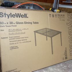 Mesas Nuevas 60x38 Glass Dining Tabes