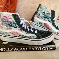 Vans SK8-Hi Tropical Hi-Top  Sneakers- Unisex Women’s 7.5/Men’s 6 EUC