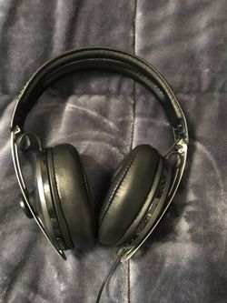 Sennheiser Momentum headphones.