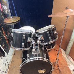 Drum Set With Zildjian Cymbals 