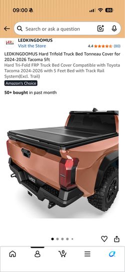 Tacoma 5 ft  folding cover 2025