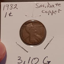 1982 Lincoln Penny  Small Date * 3.1 gram * Copper