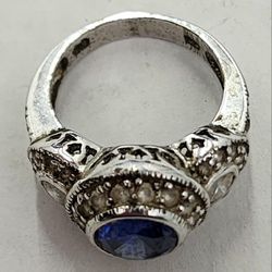 Blue Gem Ring