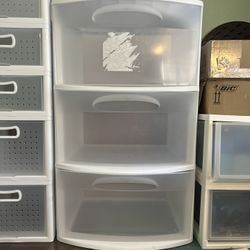 Three Drawer Storage 